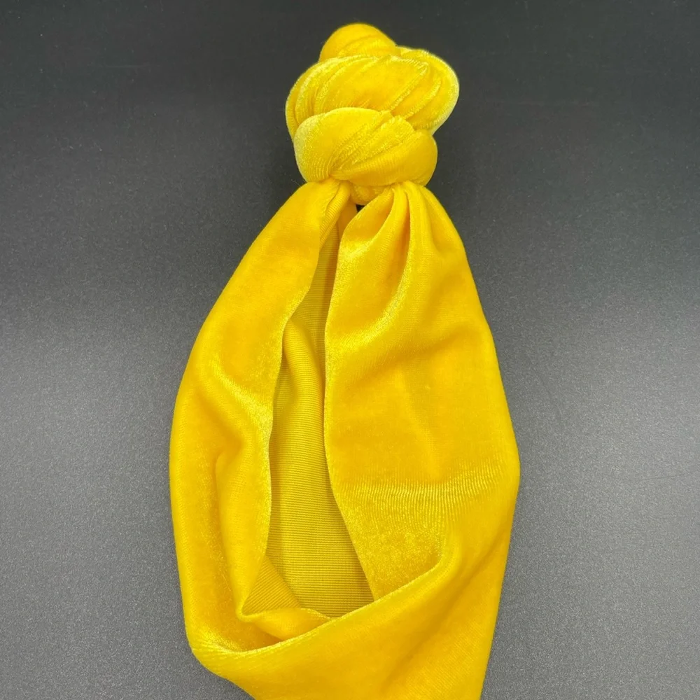 Girls Infant OS Yellow Knotted Headband